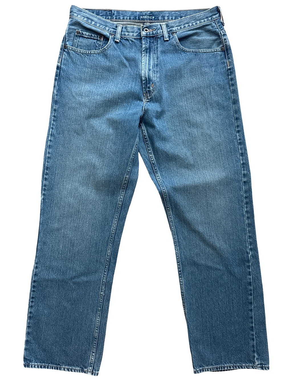 Vintage Nautica Y2K Baggy Denim Men’s Jeans Size 34x32 Y2K Med Was Jeans
